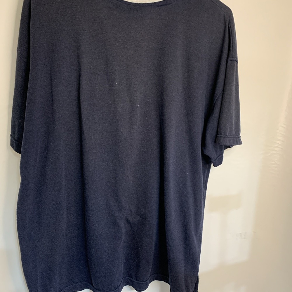 Bolo spirit Vintage 90s Blue Collar Polo Shirt Unisex  sz Xlarge Floral grunge‎ - Picture 6 of 6